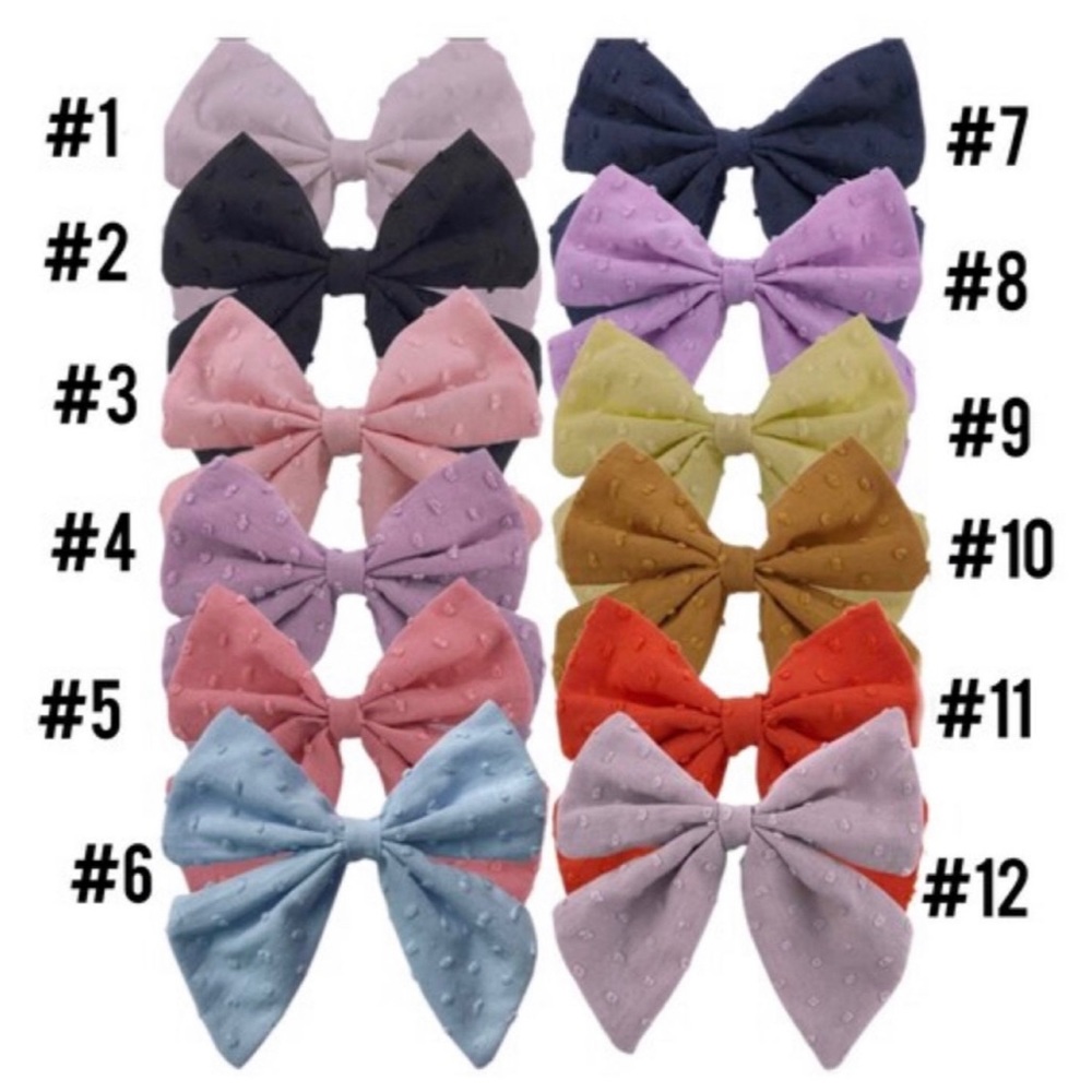 *NEW* Big Bow Hair Clip - Picture 2 of 3